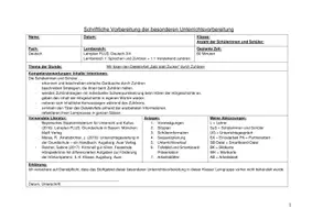 Vorschau - Stundenentwürfe - Unterrichtsbesuch (UB)/ Besondere Unterrichtsvorbereitung (BUV): Zuhörkrimi "Salz statt Zucker" lösen (Klasse 3) - Seite 1