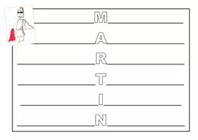 Vorschau - Arbeitsblätter - Heiliger Martin- Akrostichon, für 1-5 - Seite 3