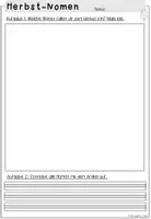 Vorschau - Arbeitsblätter - Herbst: Arbeitsblätter zu den Wortarten (2. Klasse) - Seite 3