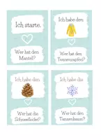 Vorschau - Spiele - Ich habe - Wer hat? Lesespiel für die Grundschule (Winter) - Seite 1