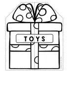 Vorschau - Arbeitsblätter - Klappheft - Present full of toys - Seite 1