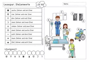 Vorschau - Arbeitsblätter - Lesespur "Stellenwert" (ZR 100) - Seite 2