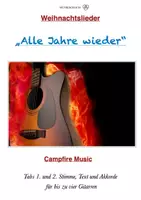 Vorschau - Arbeitsblätter - Alle Jahre wieder-Unterrichtsmaterial für bis zu 4 Gitarren - Deckblatt
