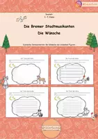 Vorschau - Unterrichtsreihen - Die Bremer Stadtmusikanten: Wünsche - Deckblatt