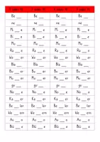 Vorschau - Arbeitsblätter - Doppelkonsonant - Doppelmitlaut tt, nn, mm, ll, ff, ss - Deckblatt