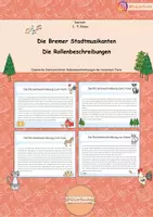 Vorschau - Unterrichtsreihen - Die Bremer Stadtmusikanten: Rollenbeschreibungen - Deckblatt