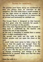 Aperçu - Jeux - Paquet: Escape room: the trap (anglais, éditable, digital + for use in school) - Page 2