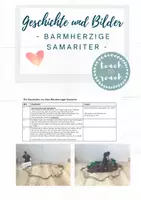 Vorschau - Stundenentwürfe - Geschichte und Bilder Gleichnis Barmherzige Samariter - Deckblatt