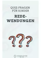 Vorschau - Spiele - 50 Quizfragen für Kinder: Redewendungen und Sprichwörter - Deckblatt