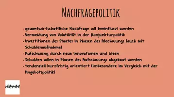 Vorschau - Präsentationen/Tafelbilder - Stundenentwurf: Nachfragepolitik: Keynesianismus - Präsentation - Seite 2