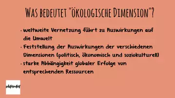Vorschau - Präsentationen/Tafelbilder - Stundenentwurf: Ökologische Dimension der Globalisierung - Präsentation - Seite 2