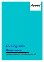 Vorschau - Präsentationen/Tafelbilder - Stundenentwurf: Ökologische Dimension der Globalisierung - Präsentation - Deckblatt
