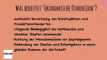 Vorschau - Präsentationen/Tafelbilder - Stundenentwurf: Ökonomische Dimension - Präsentation - Seite 2
