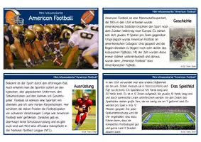 Vorschau - Arbeitsblätter - Wissenskartei - American Football / Super Bowl - Seite 1