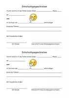 Vorschau - Anderer Materialtyp - Entschuldigung für fehlende Kinder "Smiley" - Seite 2