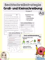 Vorschau - Arbeitsblätter - Groß- und Kleinschreibung Rechtschreibstrategie FRESCH Kl.2 - Deckblatt