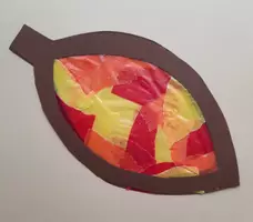Vorschau - Mal- und Bastelvorlagen - Kunst: Bunte Herbstblätter (Fensterdeko) - Seite 2