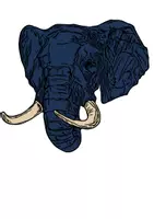 Vorschau - selbst erstellte Cliparts/Grafiken - Elefant Afrika Tiermotiv (Bildkarte, Poster Malen & Zeichnen, Malvorlagen, Tiere Kunst) - Deckblatt