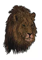 Vorschau - selbst erstellte Cliparts/Grafiken - Löwe Afrika Safari (Bildkarte, Poster Malen & Zeichnen, Malvorlagen, Tiere Kunst) - Deckblatt