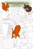Vorschau - Arbeitsblätter - Eichhörnchen Forscherheft - Deckblatt