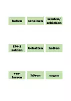 Vorschau - Fördermaterial/Inklusion - Irregular verb cards - Unregelmässige Verben Englisch - Seite 2