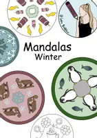 Vorschau - Mal- und Bastelvorlagen - Mandalas, Ausmalbilder Thema Winter - Deckblatt