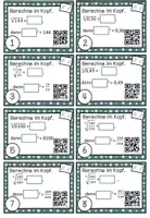 Vorschau - Aufgabenkarten - Task Cards Quadratzahlen und Quadratwurzeln - Seite 3