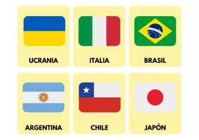 Aperçu - Cartes / Images - Flashcards des drapeaux du monde en espagnol! - Page 2