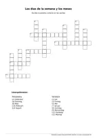 Vorschau - Arbeitsblätter - Spanisch *** Materialpaket (groß) * Spanisch * Anfangsunterricht * Rätsel - Seite 1