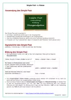 Vorschau - Arbeitsblätter - Simple Past - Arbeitsblätter mit Lösungen (6. Klasse) - PDF und Docx - Seite 1