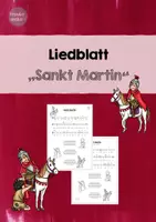 Vorschau - Arbeitsblätter - Materialpaket: Liedblätter für St. Martin / Laternenfest - Seite 3