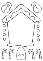 Vorschau - Mal- und Bastelvorlagen - Bau dir dein eigenes Lebkuchenhaus zu Weihnachten - Seite 2