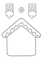 Vorschau - Mal- und Bastelvorlagen - Bau dir dein eigenes Lebkuchenhaus zu Weihnachten - Seite 3