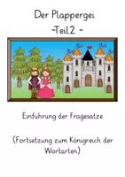 Vorschau - Arbeitsblätter - Einführung der Satzarten - Fragesatz "Der Plappergei" + ABs - Seite 2