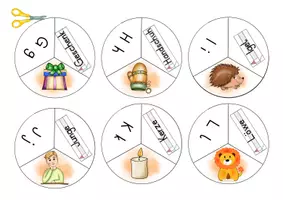 Vorschau - Spiele - Anlaute Mini-Puzzles-Karten. Mit extra Lauten. Mit Lösungsblättern - Seite 2
