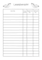 Vorschau - Arbeitsblätter - Leseportfolio / Lesepass - Seite 2