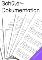 Vorschau - Fördermaterial/Inklusion - Förderprotokoll, Dokumentation - Deckblatt