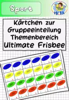 Vorschau - Stundenentwürfe - Materialpaket Ultimate Frisbee Sport Lehrplan Plus - Seite 1