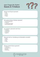 Vorschau - Spiele - 50 Quizfragen für Kinder: Essen & Trinken - Seite 2