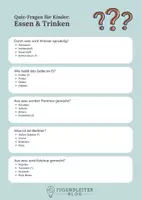 Vorschau - Spiele - 50 Quizfragen für Kinder: Essen & Trinken - Seite 3