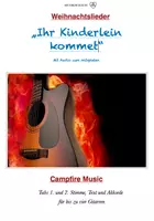 Vorschau - Arbeitsblätter - Ihr Kinderlein kommet - bis zu 4 Gitarren - Deckblatt