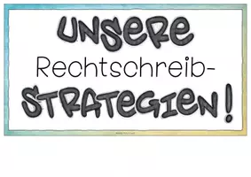 Vorschau - Poster - Merkplakate zu den Rechtschreibstrategien in A3 & A4 - Seite 2