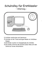 Vorschau - Arbeitsblätter - Schulralley für Erstklässler zum Schulanfang bzw. Anfangsunterricht - Seite 1