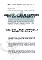 Aperçu - Préparation de séance / Séance complète - La préhistoire - Page 2