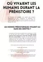 Aperçu - Préparation de séance / Séance complète - La préhistoire - Page 3