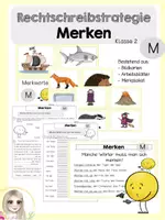 Vorschau - Arbeitsblätter - Merken Rechtschreibstrategie FRESCH Kl.2 - Deckblatt