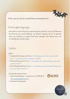 Vorschau - Arbeitsblätter - Lese-Mal-Heft "Halloween" Klasse 2-4 - Seite 1