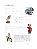 Vorschau - Arbeitsblätter - El trabajo de mis sueños Lectura | Spanisch | Berufe | Text - Deckblatt