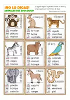 Vorschau - Spiele - No lo digas! animales del zoo Spanisch - Seite 1