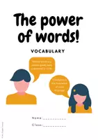 Vorschau - Arbeitsblätter - Power of words - Wortschatzerweiterung - Vocabulary work - Seite 1